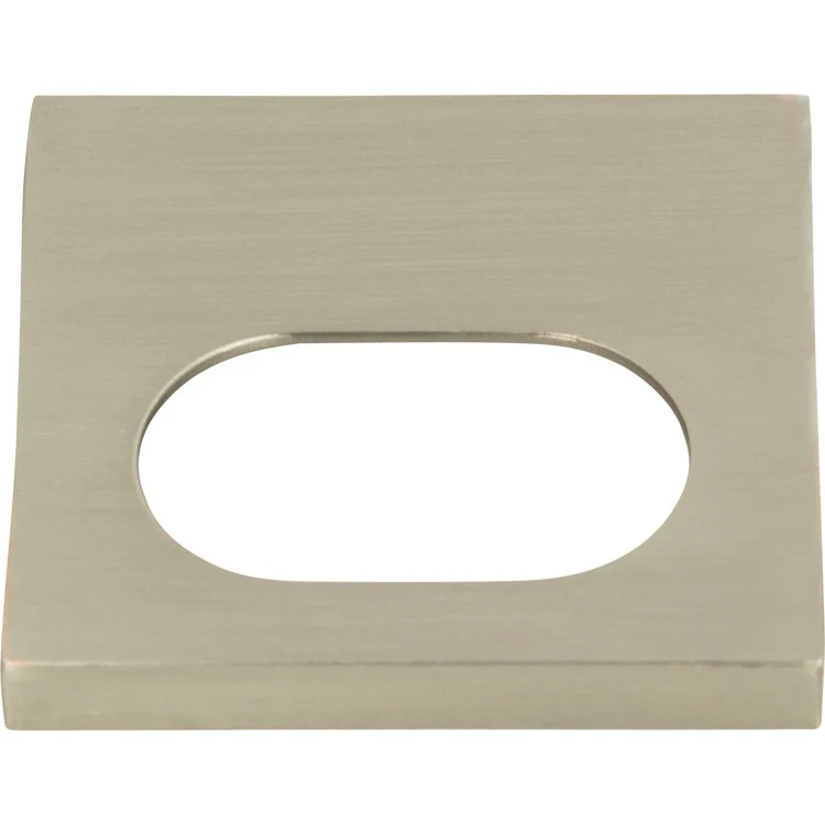 Drawer Pull Atlas Modern Square Edge Tab Brushed Nickel Zinc Alloy 1-1/4 Inch - Frankwebs