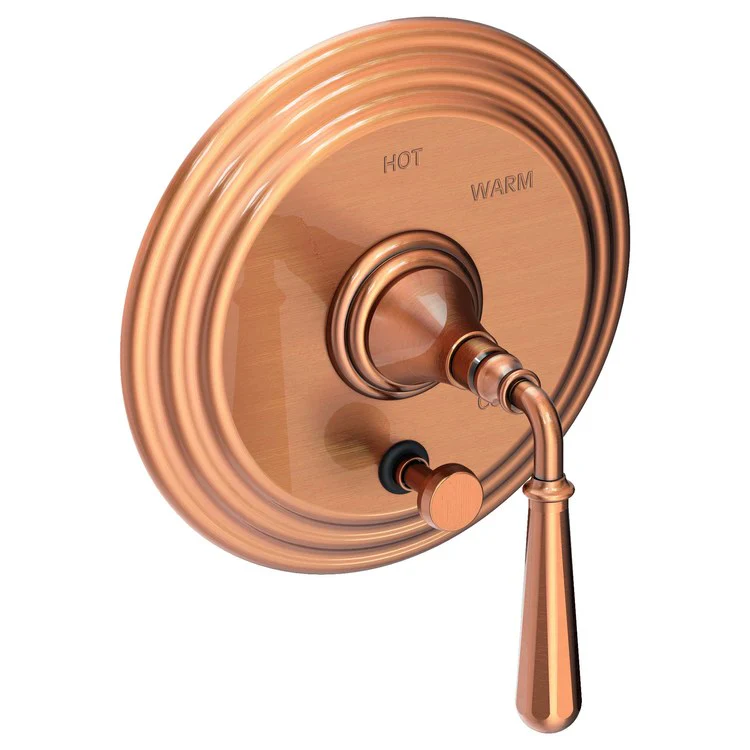 Bevelle Pressure Balance Tub/Shower Valve Trim Only with Lever Handle - Midnight Chrome - Frankwebs