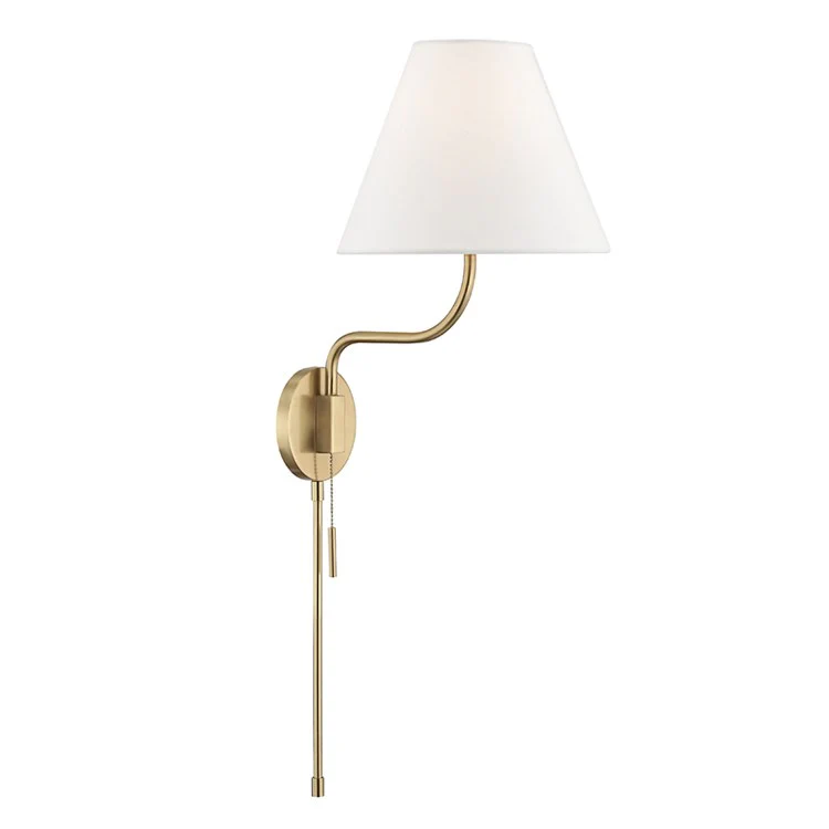 Patti Single-Light Wall Sconce with Plug - Frankwebs