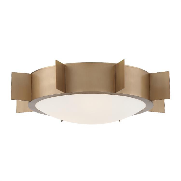 Solas Three-Light Flush Mount Ceiling Fixture - Frankwebs