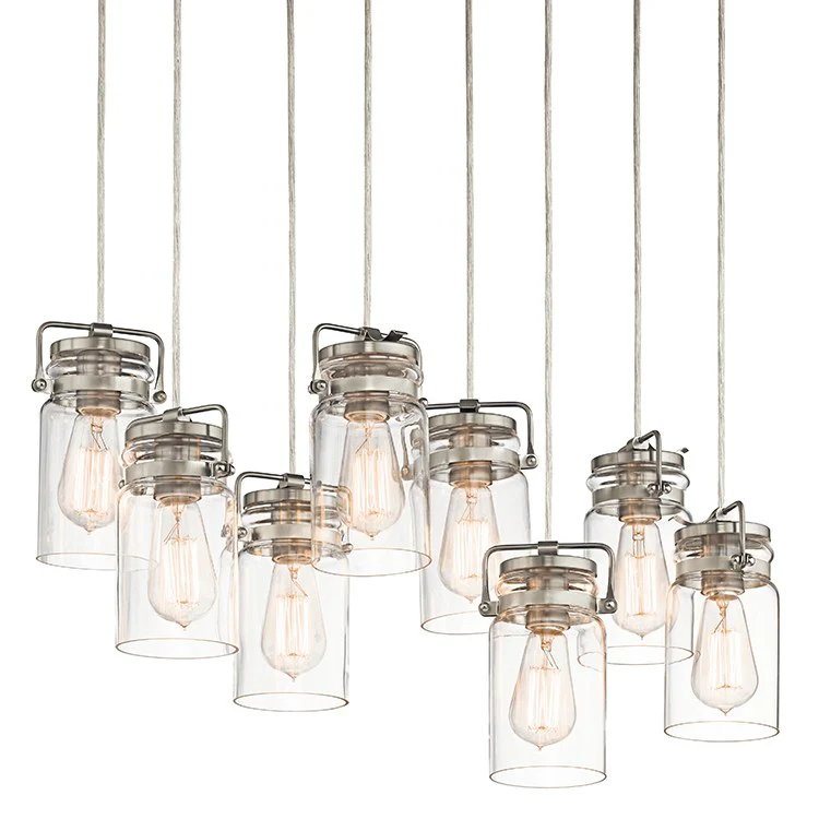 Brinley Eight-Light Linear Chandelier - Frankwebs