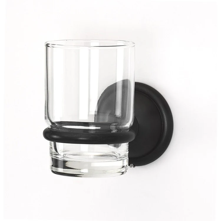 Tumbler Holder Yale Bath Polished Chrome Includes Tumbler Wall Mount Brass/Glass 4-5/8 x 2-5/8 Inch - Frankwebs