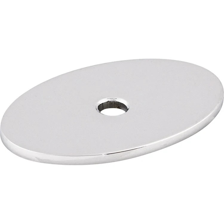 Backplate Sanctuary Oval 1-1/2 Inch Polished Chrome Steel TK60PC - Frankwebs