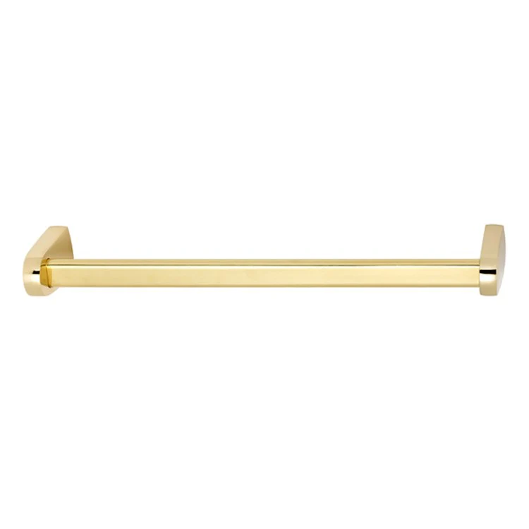 Towel Bar Euro Bath 18 Inch Unlacquered Brass 3-1/8 Inch - Frankwebs