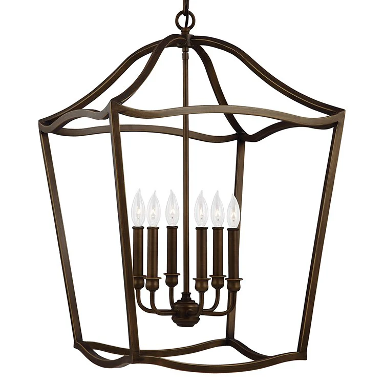 Yarmouth Six-Light Foyer Pendant Lantern - Frankwebs