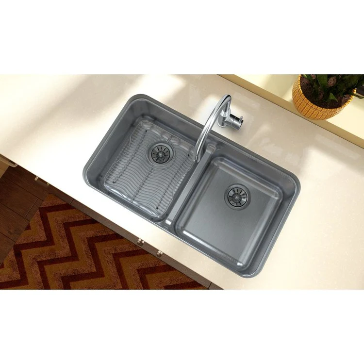 Sink Grid Bottom Grid 12.5 x 14.5 Inch Polished Stainless Steel for Bowls with Rear Center Drain Opening - Frankwebs