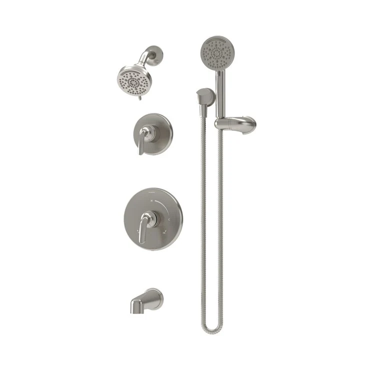 Shower Trim Elm System 1 Lever Polished Chrome CALGreen ADA 1.5 Gallons per Minute Round 7 Function for 261 Series Temptrol Valve - Frankwebs