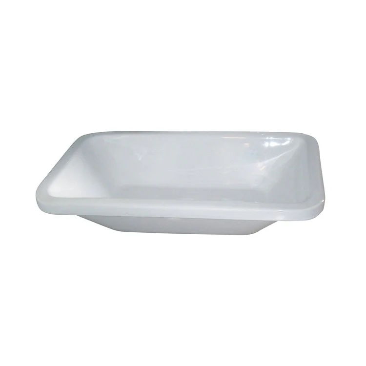 Vessel Santa Fe Above Counter 22 Inch White Vitreous China - Frankwebs