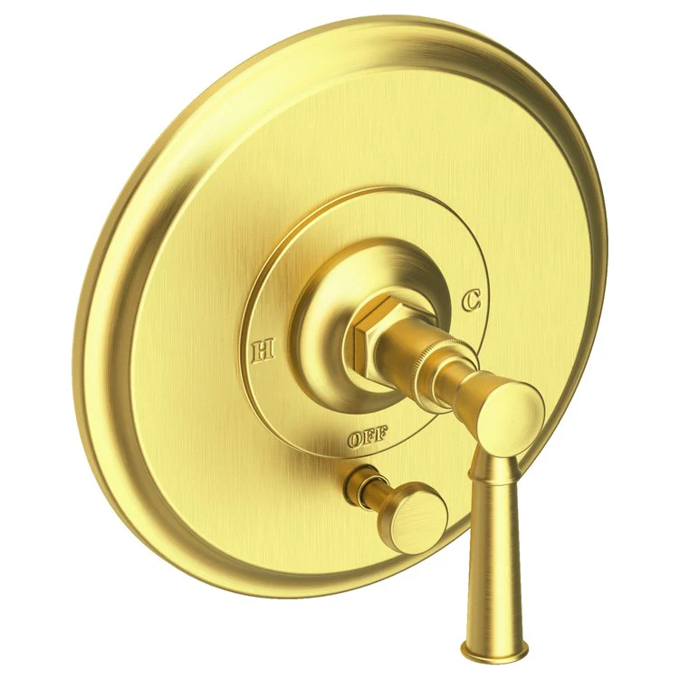 Vander Pressure Balance Tub/Shower Valve Trim Only with Lever Handle - Aged Brass - Frankwebs