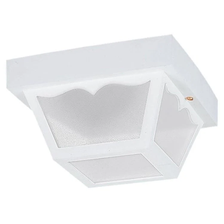 Single-Light LED Outdoor Flush Mount Ceiling Fixture - Frankwebs