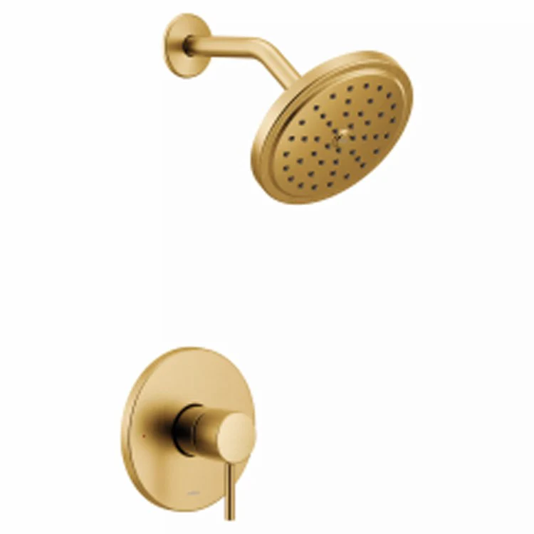 Shower Trim Align M-Core 3 Eco-Performance 1 Lever Brushed Gold ADA 1.75 Gallons per Minute 1 Function Rainshower - Frankwebs