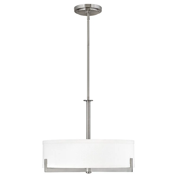 Hayes Three-Light Medium Drum Chandelier - Frankwebs