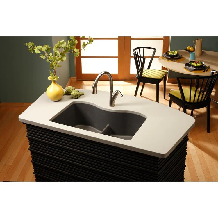 Kitchen Faucet Harmony Deck Mount 1 Forward Only Lever ADA Lustrous Steel Pull Down Spray 1 Hole Spout Height 14-7/8 Inch - Frankwebs