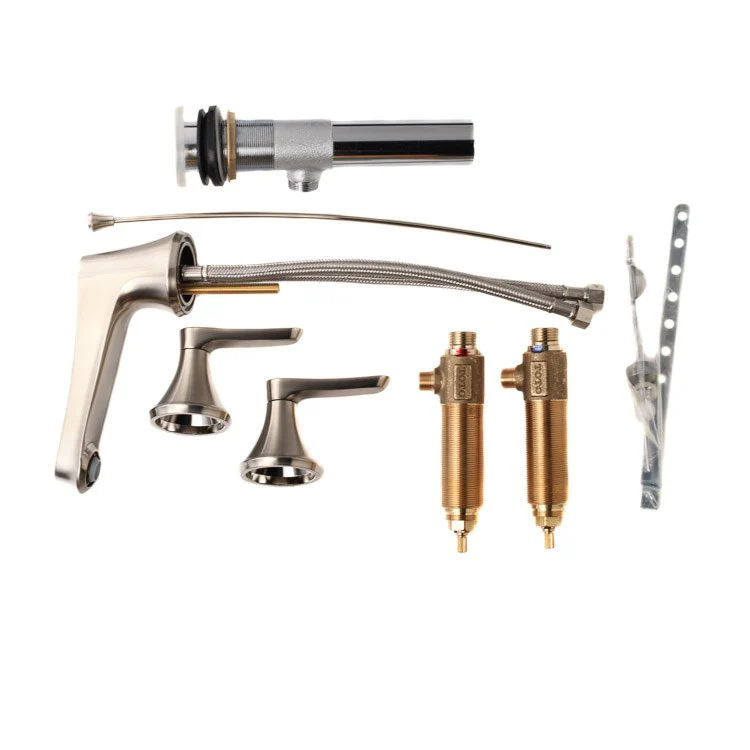 Wyeth Two Handle Widespread Bathroom Faucet with Drain - Frankwebs