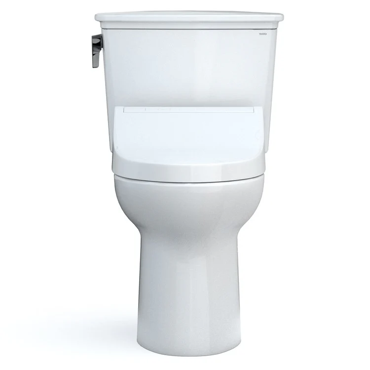 Toilet Drake 2 Pieces Universal Height Cotton Elongated ADA 30-11/16 Inch 1.28 Gallons per Flush Left Hand Chrome Washlet+ C5 - Frankwebs