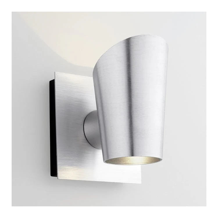 Pilot Two-Light LED Outdoor Wall Sconce - Brushed Aluminum - Frankwebs