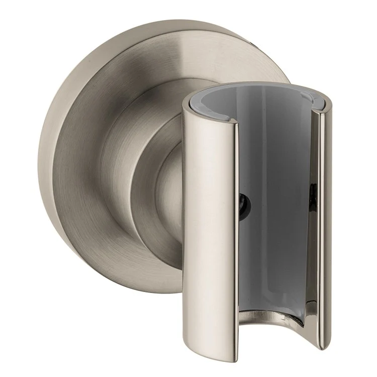 Handshower Holder Citterio Wall Mount Brushed Black Chrome 2-3/8L x 2-1/2W x 2-1/2H Inch Brass - Frankwebs
