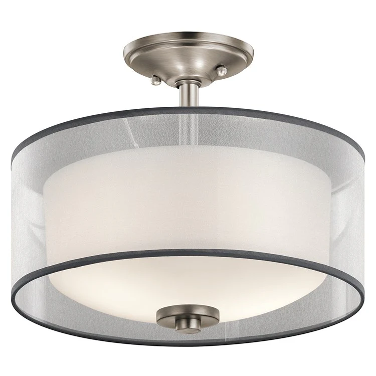 Tallie Two-Light Semi-Flush Mount Ceiling Fixture - Frankwebs
