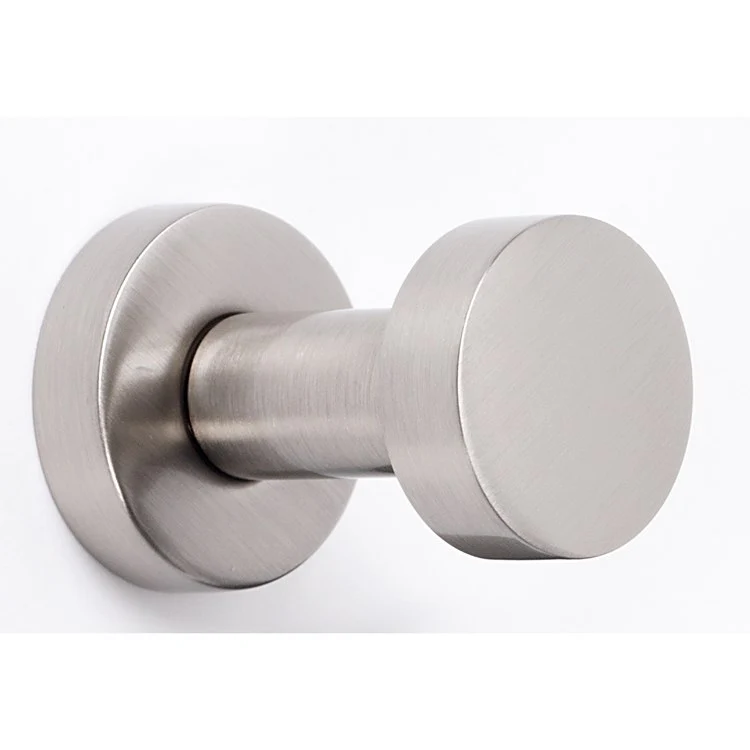 Robe Hook Euro Bath Polished Nickel 7/8 Inch 1-1/4 Inch Wall Mount Brass - Frankwebs