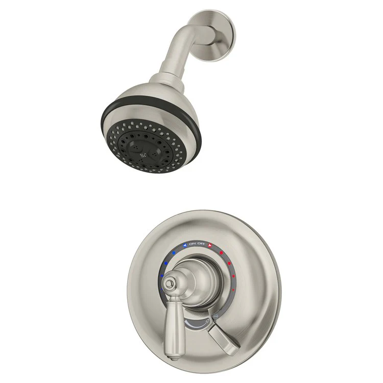 Shower Trim Allura for Test Cap 1 Lever Polished Chrome CALGreen ADA 1.5 Gallons per Minute Round 3 Function for S161 Series Temptrol Valve - Frankwebs