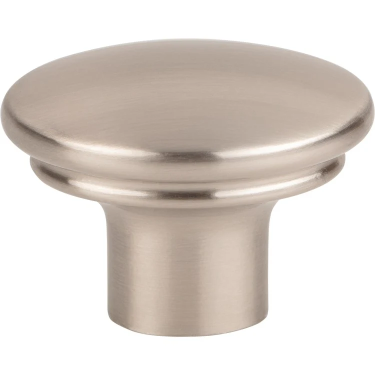 Knob Ellis Julian Oval Polished Nickel Zinc Alloy 1-1/4 Inch - Frankwebs