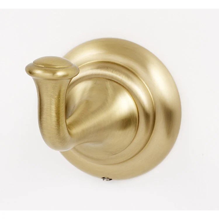 Robe Hook Charlie's Bath Satin Brass 2 Inch 2-13/16 Inch Wall Mount Brass - Frankwebs