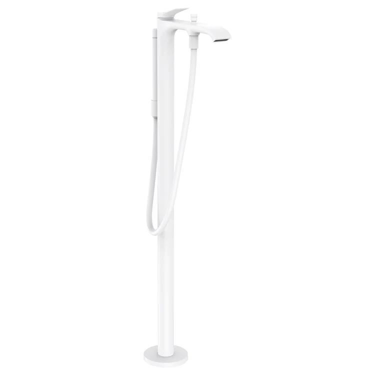 Tub Filler Trim Vivenis Freestanding with Handshower 1 Lever Chrome 5.28 Gallons per Minute - Frankwebs