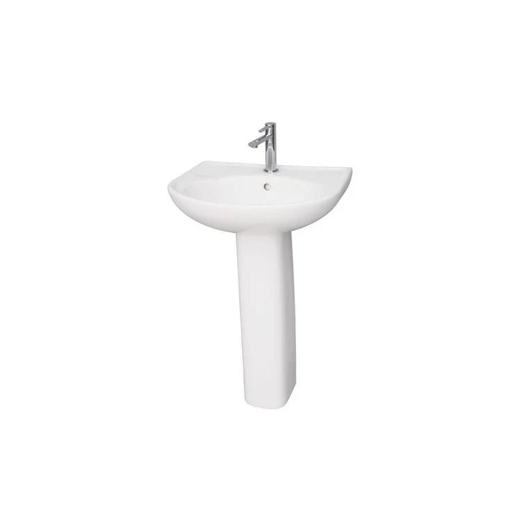 Pedestal White Cynthia Lavatory Vitreous China - Frankwebs