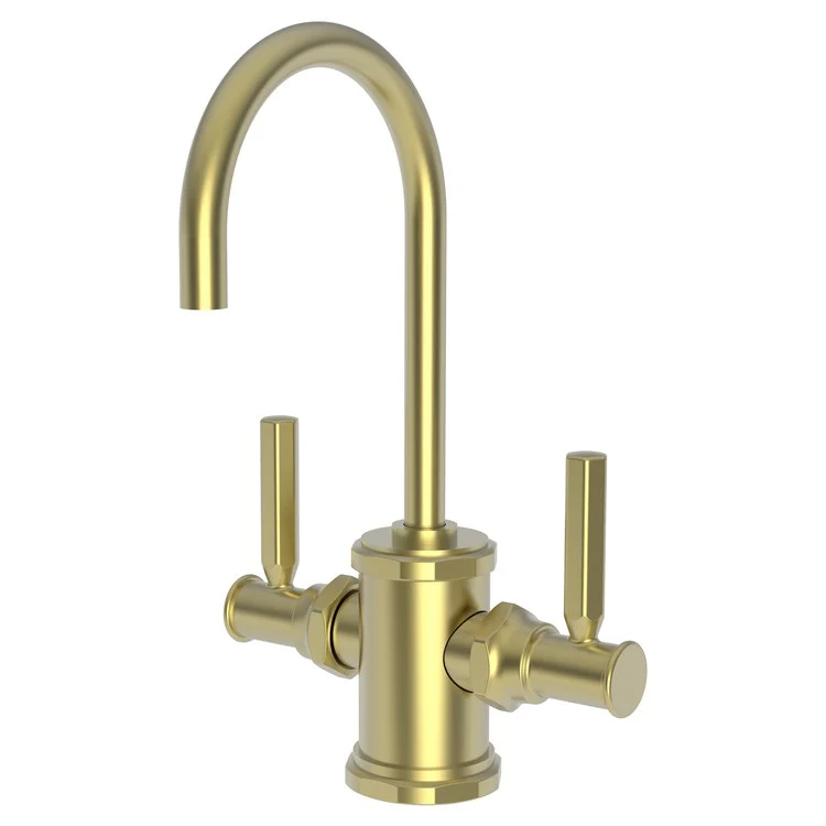 Water Dispenser Heaney Hot and Cold 2 Lever Gooseneck Matte White - Frankwebs