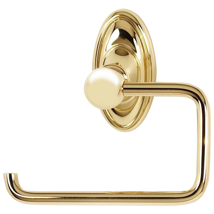 Toilet Paper Holder Classic Traditional Bath Single Post Polished Nickel 5-1/2 Inch 3-1/4 Inch Wall Mount - Frankwebs