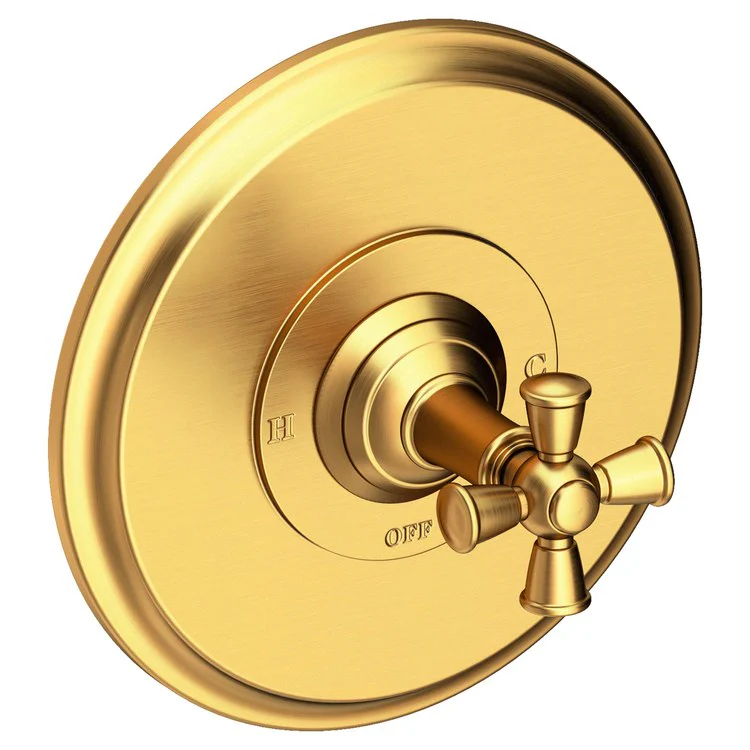 Pressure Balance Valve Trim Aylesbury Round 1 Cross Antique Copper ADA Depth 4 Inch - Frankwebs