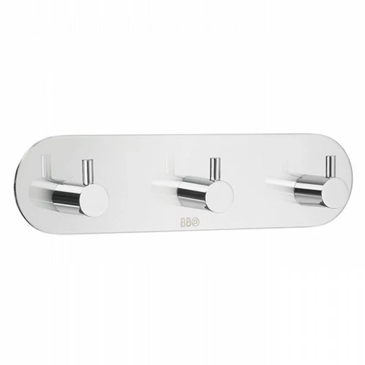 Coat Rack 3 Hook 1-1/4 x 7-3/4 x 2 Inch Stainless Steel - Frankwebs