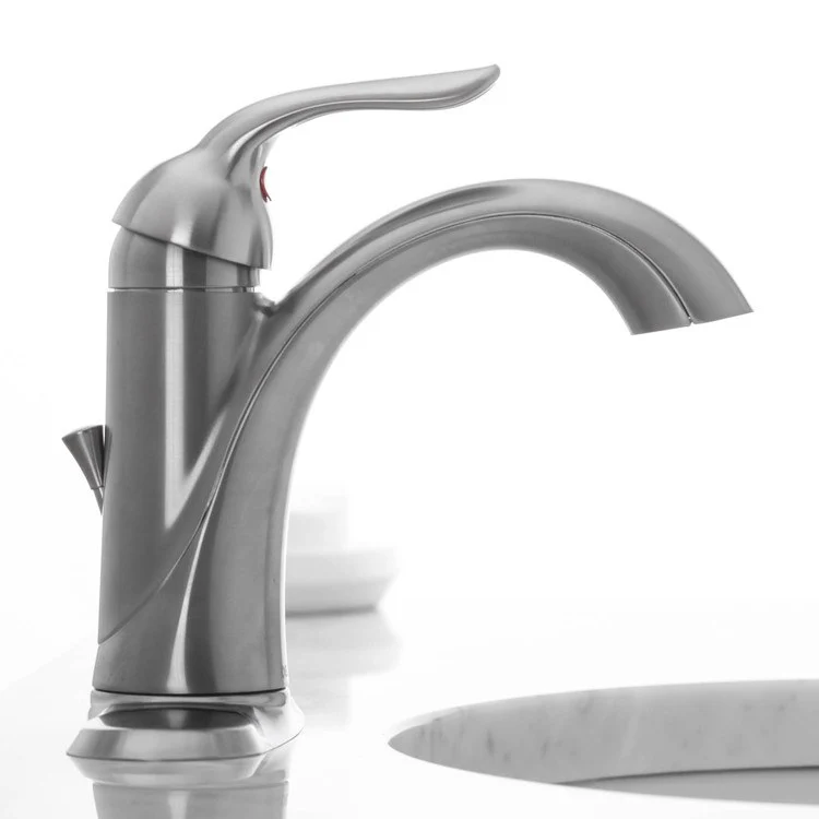 Lahara Single Handle Bathroom Faucet with Drain - Frankwebs