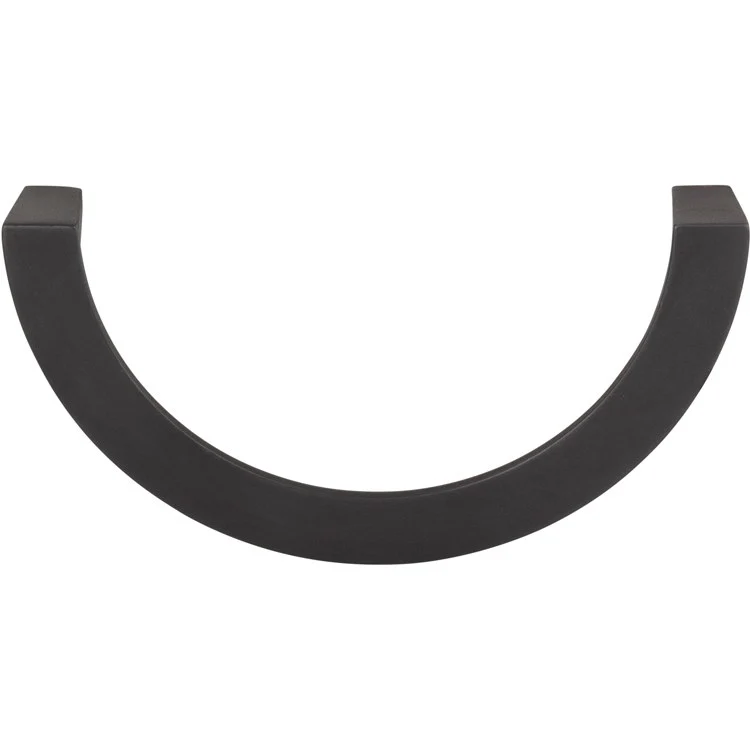 Drawer Pull Atlas Roundabout Matte Black Zinc Alloy 5-1/16 Inch 5-1/2 Inch - Frankwebs