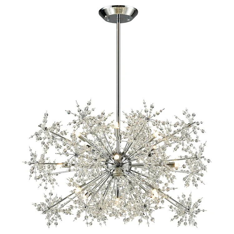 Snowburst Fifteen-Light Chandelier - Frankwebs