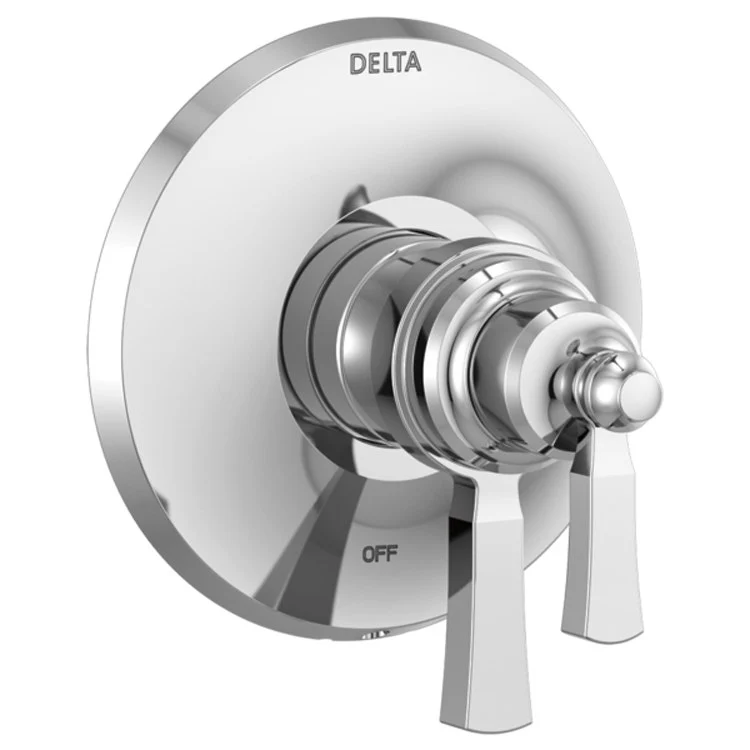 Valve Trim Dorval 17T TempAssure Wall Mount 1 Lever Brilliance Champagne Bronze ADA for MultiChoice Universal Rough Valve R10000 Series - Frankwebs