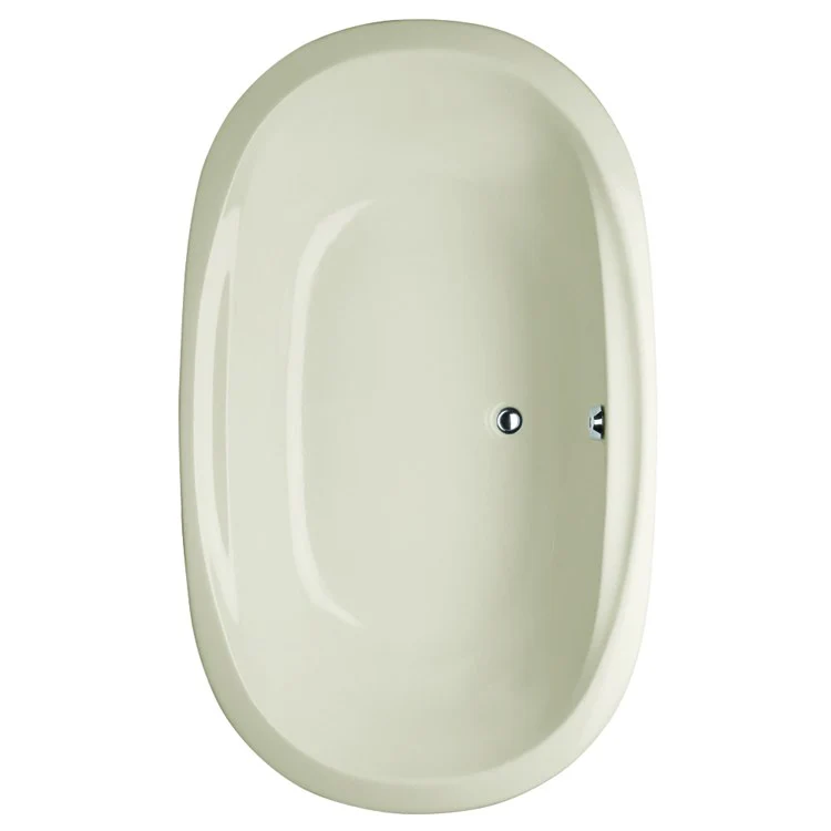 Air Tub Studio Collection Studio Dual Oval Drop-In Bone Oval 6 Jet Acrylic 65-1/2 x 43-3/4 x 18-1/2 Inch - Frankwebs