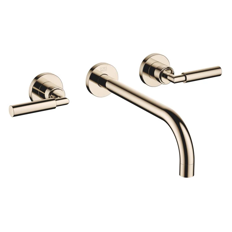 Lavatory Faucet TARA Wall Mount Mixer 2 Lever ADA WaterSense Chrome 1.2 Gallons per Minute Less Drain 3 Hole - Frankwebs