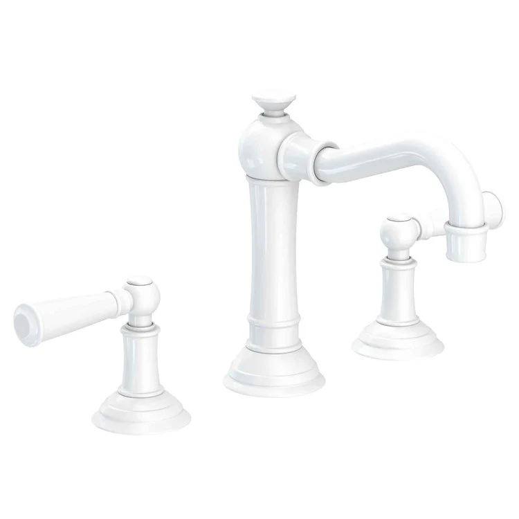 Lavatory Faucet Jacobean Widespread 8 to 20 Inch Spread 2 Lever ADA Flat Black 1.2 Gallons per Minute Brass Spout Height 4-3/16 Inch - Frankwebs