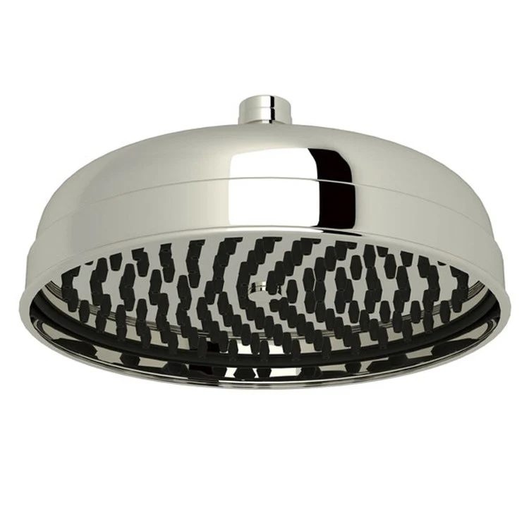 Showerhead 1 Function Transitional Polished Nickel 8 Inch 1.8 Gallons per Minute Round Rain - Frankwebs