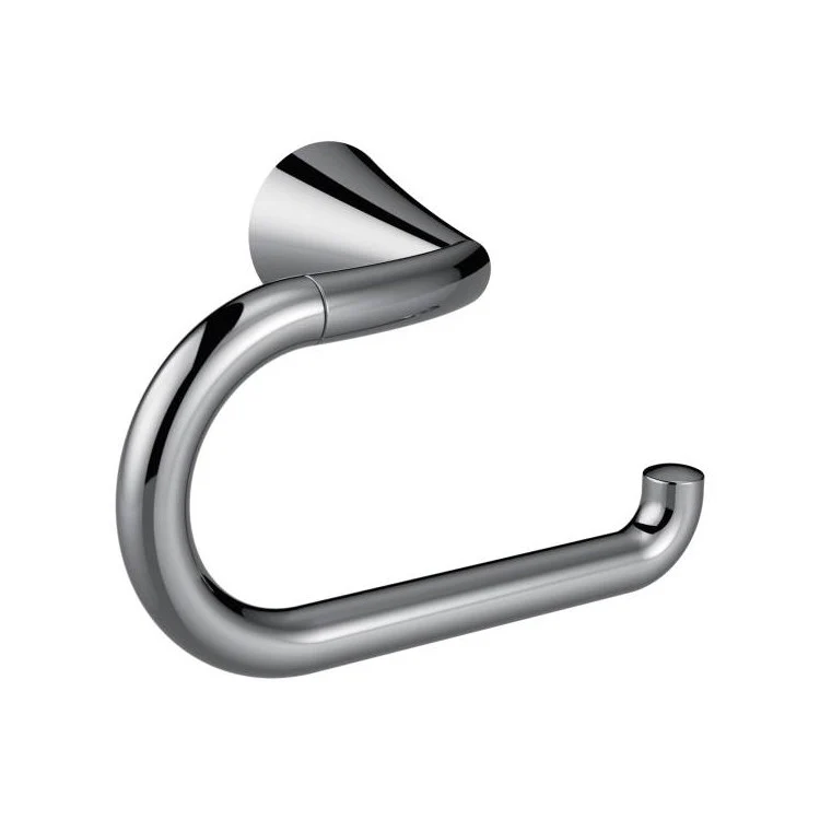 Toilet Paper Holder Glyde 1 Post Open Matte Black Zinc 6-1/2 Inch 3-5/16 Inch Wall Mount - Frankwebs