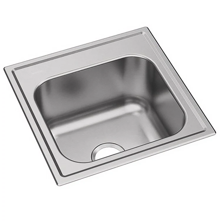 Laundry Sink Dayton Premium 25 x 22 Inch Single Bowl Premium Highlighted Satin Drop-In - Frankwebs