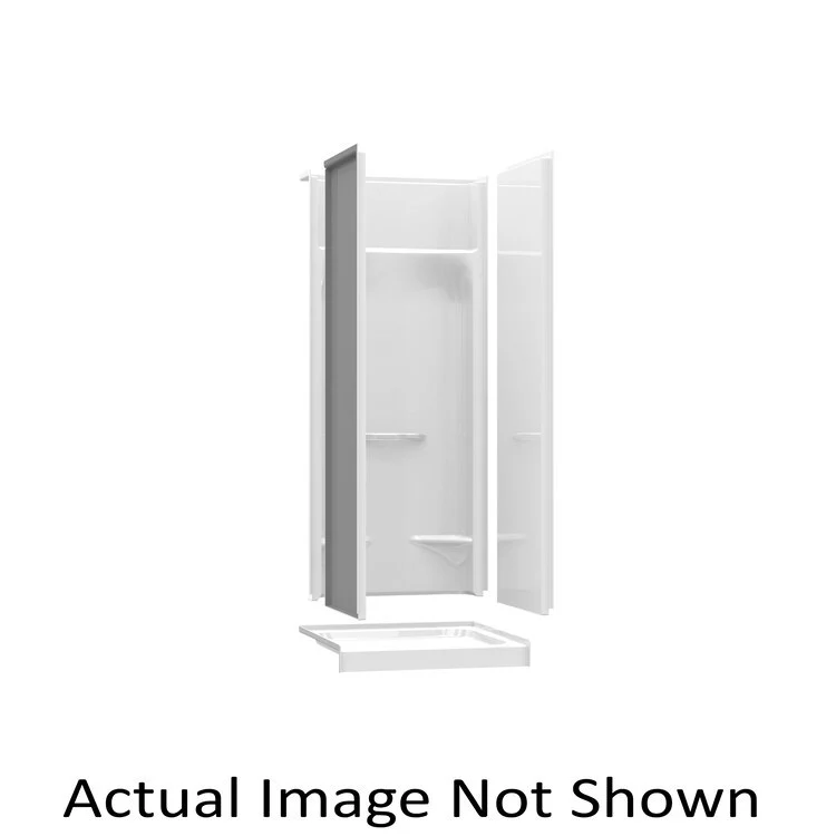 Shower Base KDS 3232 with Pin System White 31-7/8 x 32 Inch AcrylX - Frankwebs