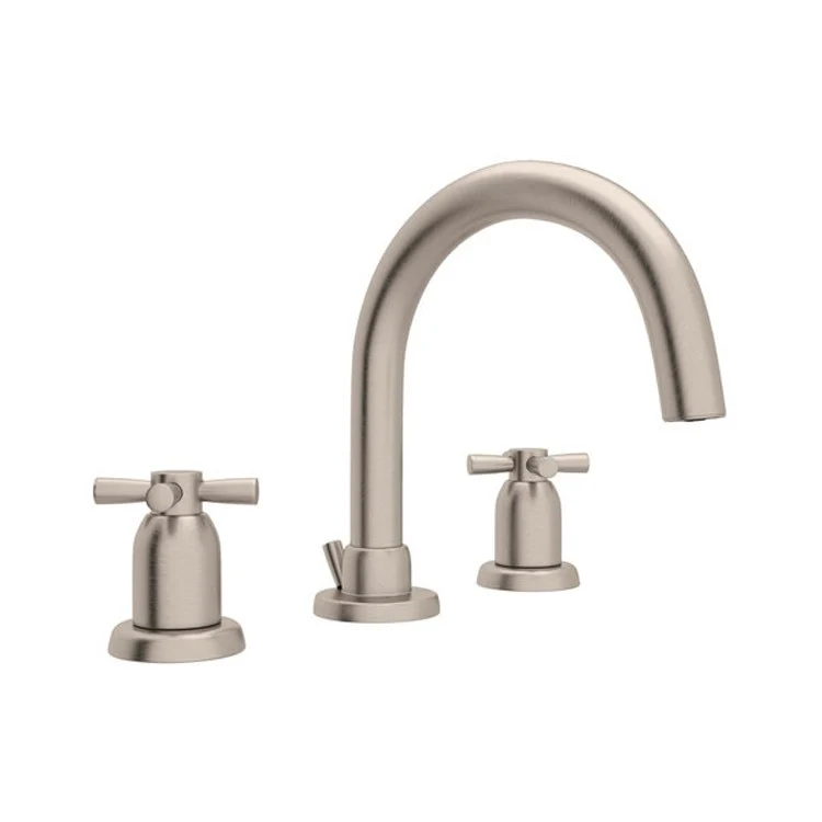 Lavatory Faucet Holborn 2 Cross English Gold 1.2 Gallons per Minute Limited Rotation C-Spout - Frankwebs
