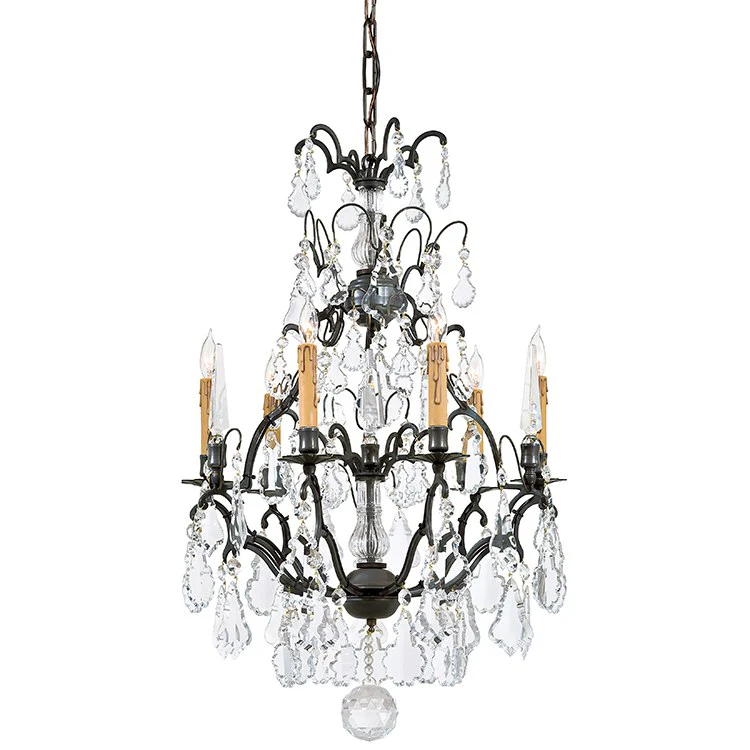 Crystal Collection Six-Light Chandelier - Frankwebs