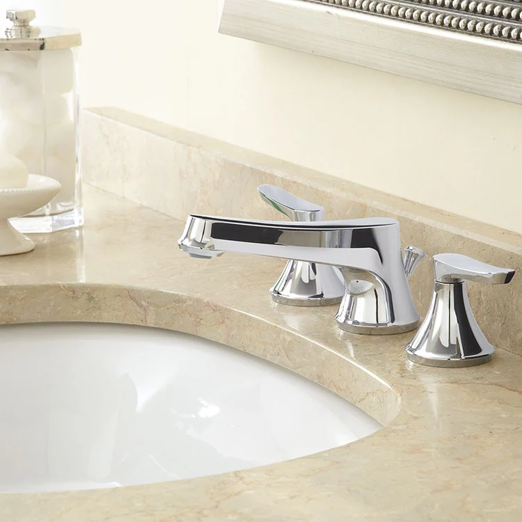 Wyeth Two Handle Widespread Bathroom Faucet with Drain - Frankwebs