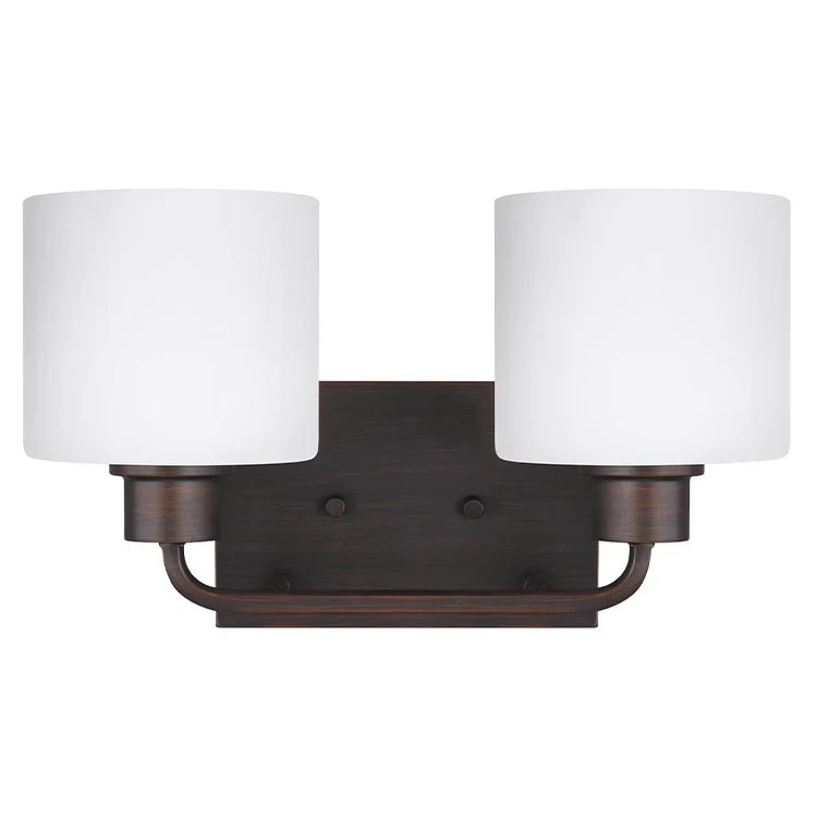 Canfield Two-Light Bathroom Vanity Fixture - Frankwebs
