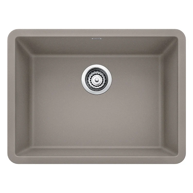 Kitchen Sink Precis 23 x 18 Inch Single Bowl Coal Black Undermount Rectangle Silgranit - Frankwebs