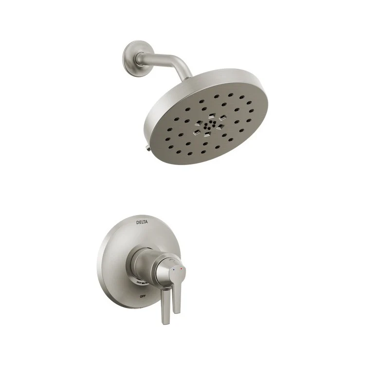 Shower Trim Galeon 17T Lumicoat Stainless 6-1/2 Inch 12 Inch - Frankwebs