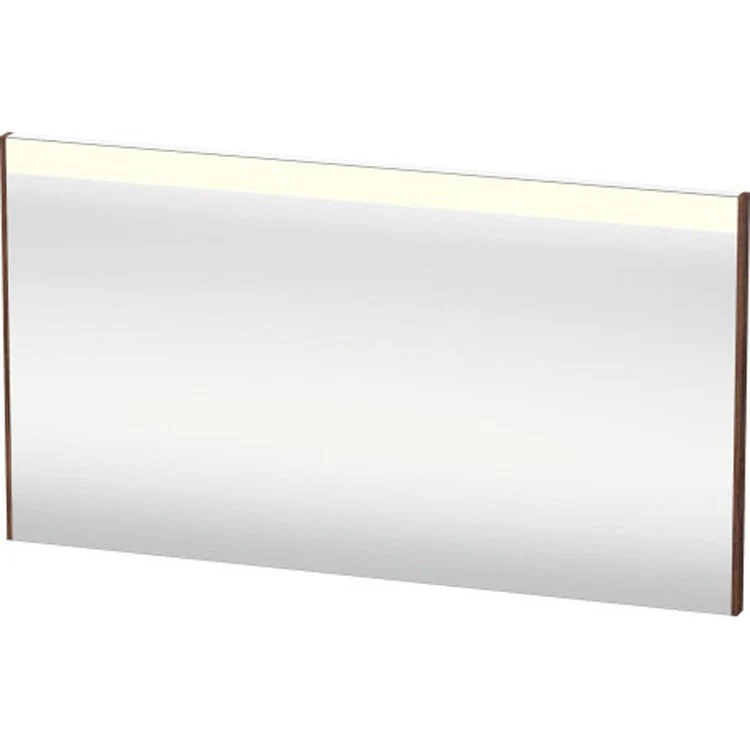 Mirror Brioso 52 x 27-1/2 Inch Dark Walnut with Lighting Rectangle 1-3/8 Inch Right Sensor Switch - Frankwebs